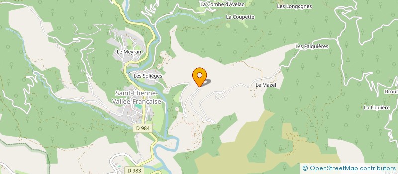 localisation de l'entreprise MADAME JULIE AIGOIN DE MONTREDON  SAINT-ETIENNE-VALLEE-FRANCAISE