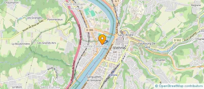 localisation de l'entreprise MADAME JULIE ALACOQUE  SAINTE-COLOMBE