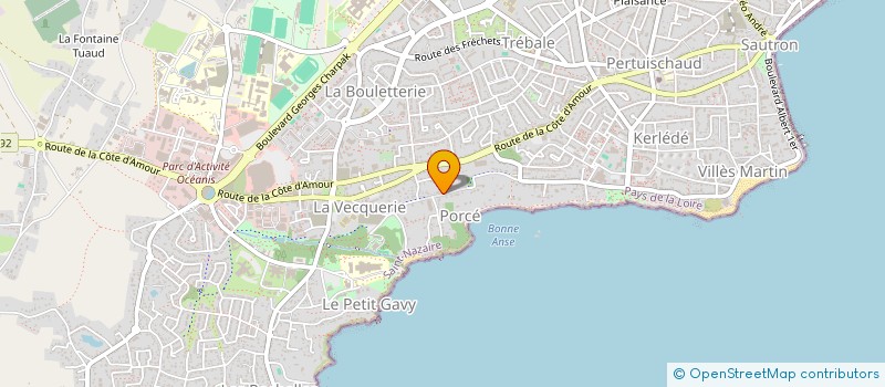 localisation de l'entreprise MADAME JULIE ALESSANDRINI  SAINT-NAZAIRE