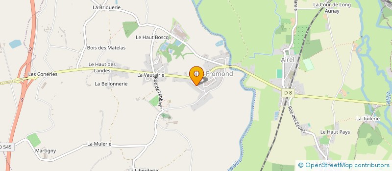 localisation de l'entreprise MADAME JULIE ALICE DENISE CANTREL  SAINT-FROMOND