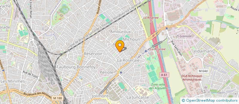 localisation de l'entreprise MADAME JULIE ALLAIN à TOULOUSE