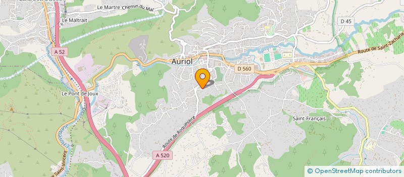 localisation de l'entreprise MADAME JULIE ALLARD  AURIOL