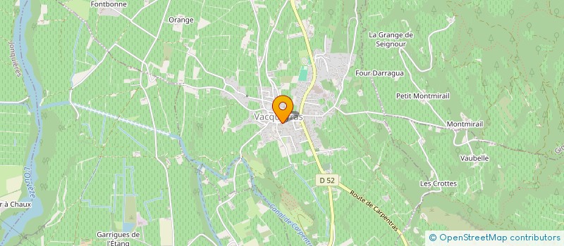 localisation de l'entreprise MADAME JULIE ALONSO  VACQUEYRAS