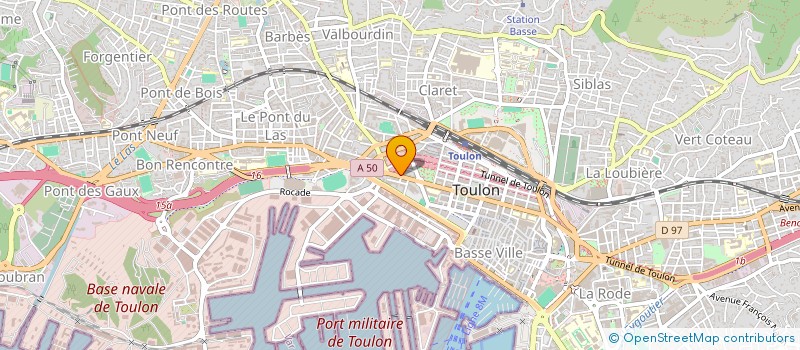 localisation de l'entreprise MADAME JULIE ALPHONSI  TOULON