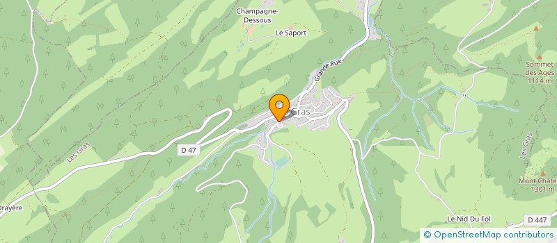 localisation de l'entreprise MADAME JULIE ALTMEYER  LES GRAS