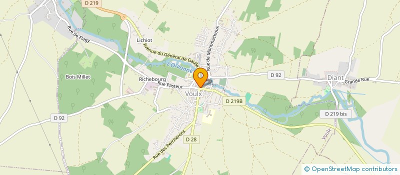 localisation de l'entreprise MADAME JULIE ALVES  NOISY-RUDIGNON