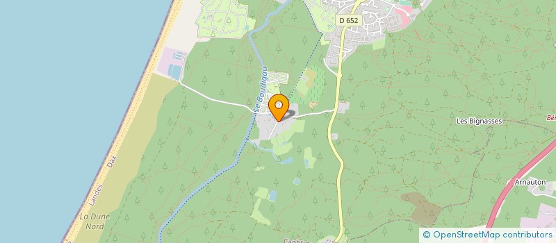 localisation de l'entreprise MADAME JULIE AMBLARD  CAPBRETON