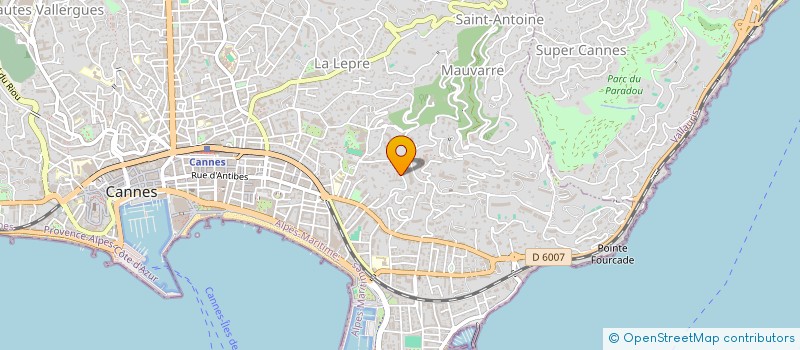 localisation de l'entreprise MADAME JULIE AMBRE TIGER à CANNES