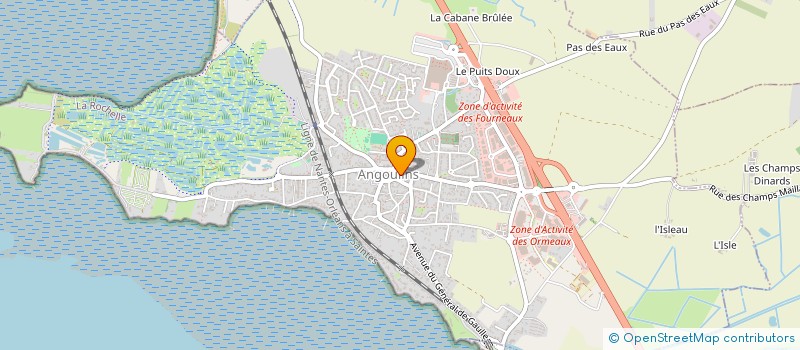 localisation de l'entreprise MADAME JULIE AMIAUD  ANGOULINS