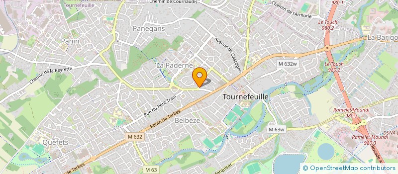 localisation de l'entreprise MADAME JULIE AMSELLEM à TOURNEFEUILLE