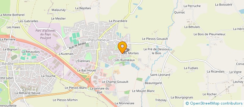 localisation de l'entreprise MADAME JULIE ANDRE  PLEUMELEUC