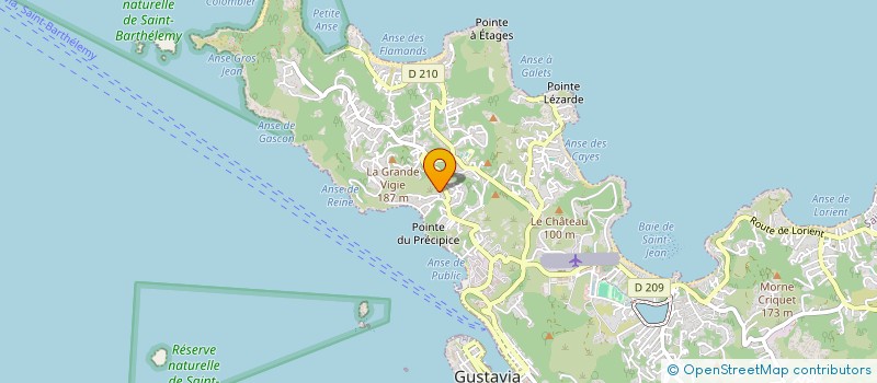localisation de l'entreprise MADAME JULIE ANDRE à SAINT-BARTHELEMY