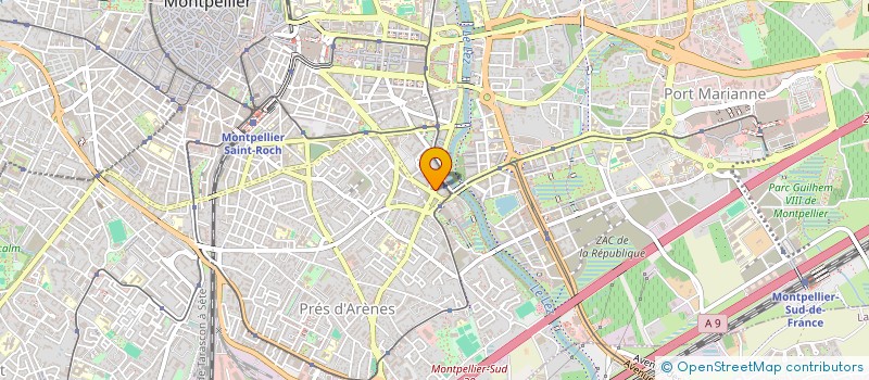 localisation de l'entreprise MADAME JULIE ANDRES  MONTPELLIER