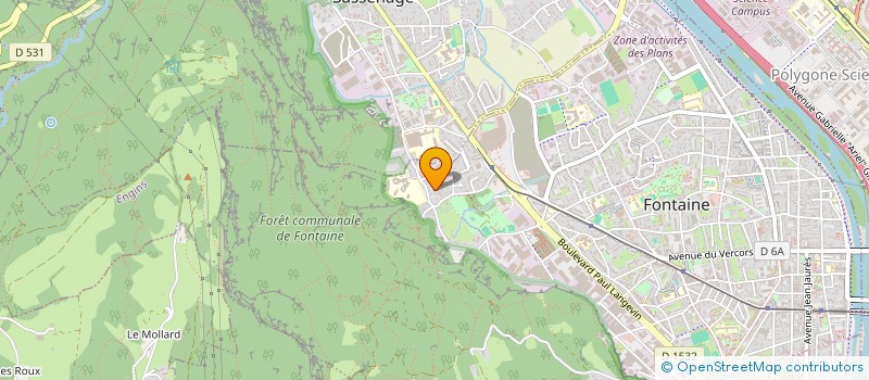 localisation de l'entreprise MADAME JULIE ANDREZ  FONTAINE