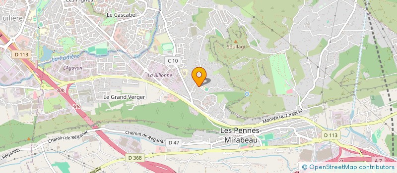 localisation de l'entreprise MADAME JULIE ANGLES  LES PENNES-MIRABEAU