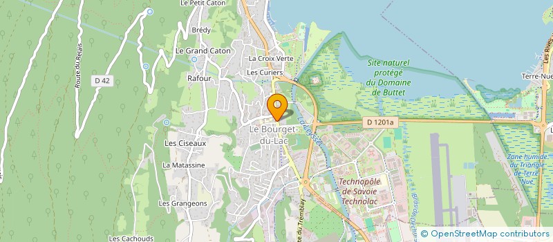 localisation de l'entreprise MADAME JULIE-ANN MIMOUNI  LE BOURGET-DU-LAC