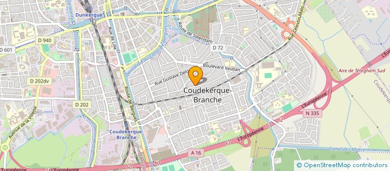 localisation de l'entreprise MADAME JULIE-ANNE LEBON à COUDEKERQUE-BRANCHE