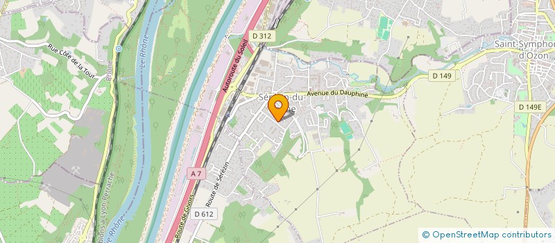 localisation de l'entreprise MADAME JULIE-ANNE PERRIN  SEREZIN-DU-RHONE