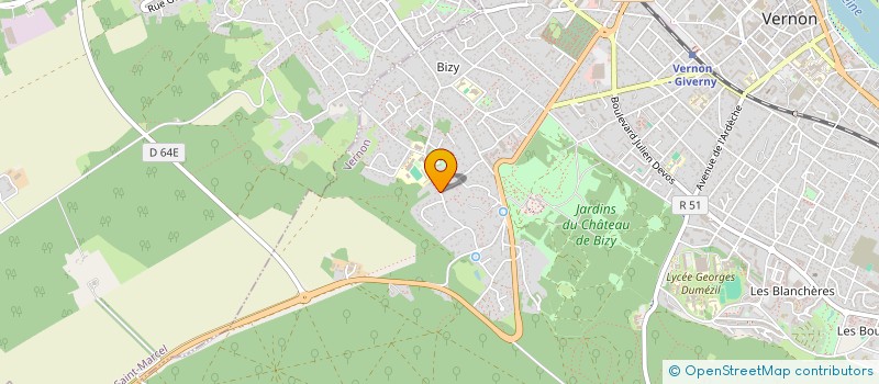 localisation de l'entreprise MADAME JULIE-ANNE RENOUX  VERNON