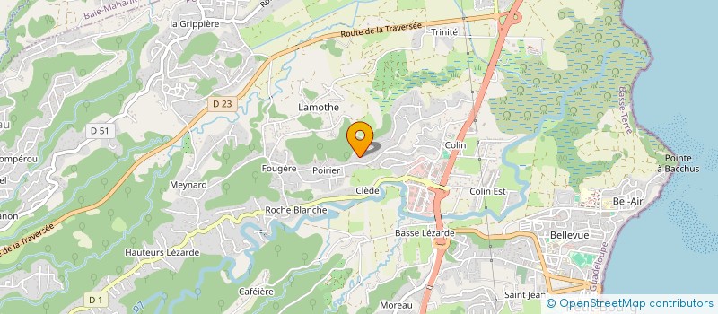 localisation de l'entreprise MADAME JULIE ANNE THEOPHILE  PETIT-BOURG