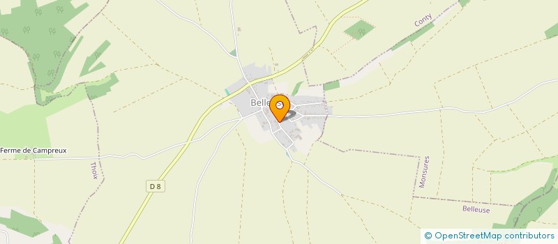 localisation de l'entreprise MADAME JULIE ARCHILLE  BELLEUSE