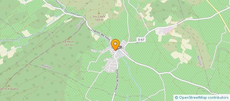 localisation de l'entreprise MADAME JULIE ARDA  MAILHAC