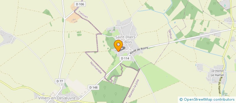 localisation de l'entreprise MADAME JULIE ARDOUIN  SAINT-ILLIERS-LE-BOIS