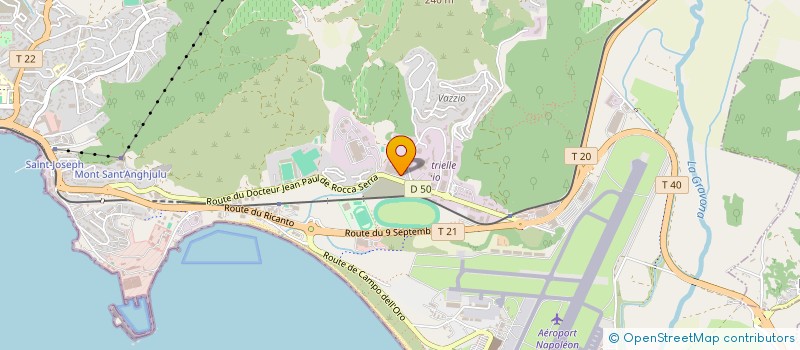 localisation de l'entreprise MADAME JULIE ARMAND  AJACCIO