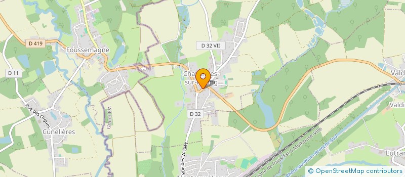 localisation de l'entreprise MADAME JULIE ASTGEN  CHAVANNES-SUR-L'ETANG