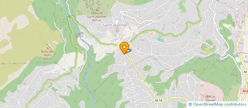 localisation de l'entreprise MADAME JULIE ATTALI  SAINT-JEANNET