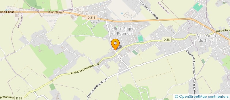 localisation de l'entreprise MADAME JULIE AUBRUN  SAINT-OUEN-DU-TILLEUL