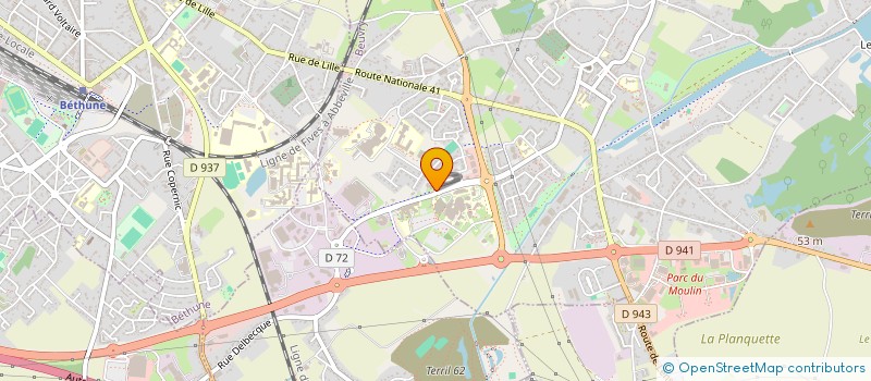 localisation de l'entreprise MADAME JULIE AUCOURT  BEUVRY