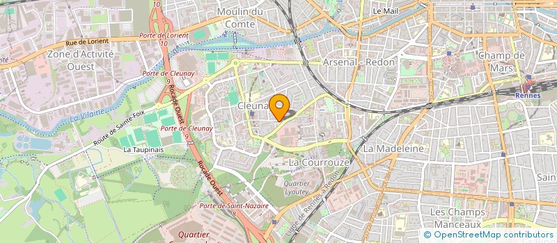 localisation de l'entreprise MADAME JULIE AUDIC  RENNES