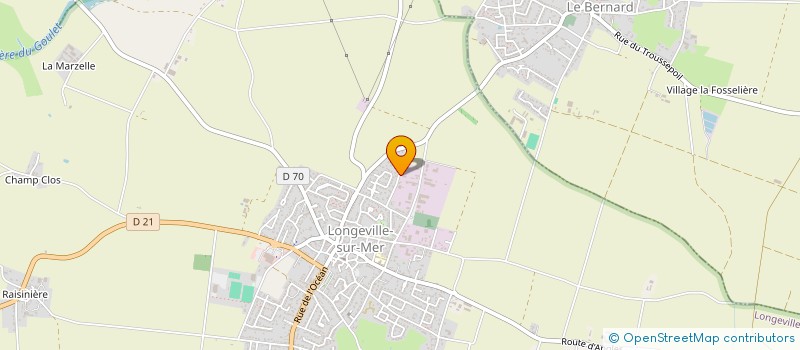 localisation de l'entreprise MADAME JULIE AUDUREAU  LONGEVILLE-SUR-MER