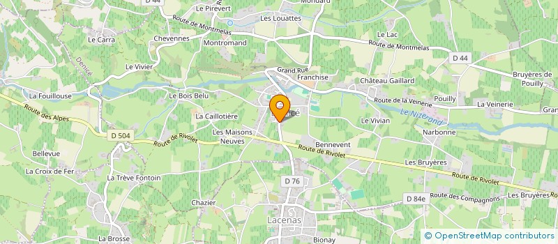 localisation de l'entreprise MADAME JULIE AUJOGUE  DENICE