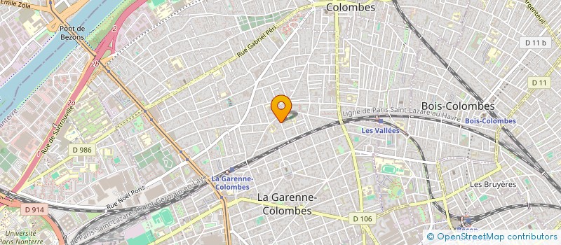 localisation de l'entreprise MADAME JULIE AURELIA VILLANOVA à COLOMBES