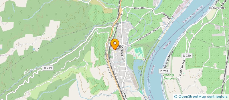 localisation de l'entreprise MADAME JULIE AVELLAN  VALENCE