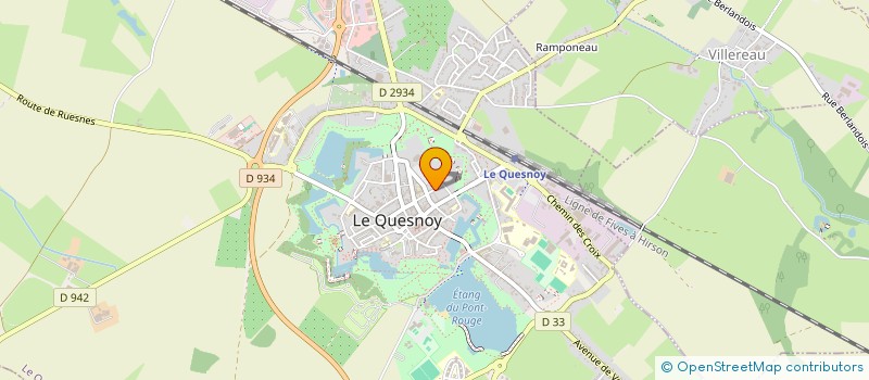 localisation de l'entreprise MADAME JULIE AVRONSART  LE QUESNOY