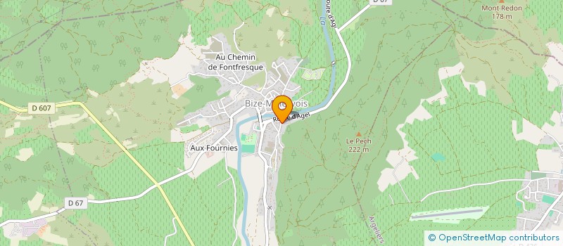 localisation de l'entreprise MADAME JULIE AZEMA  BIZE-MINERVOIS