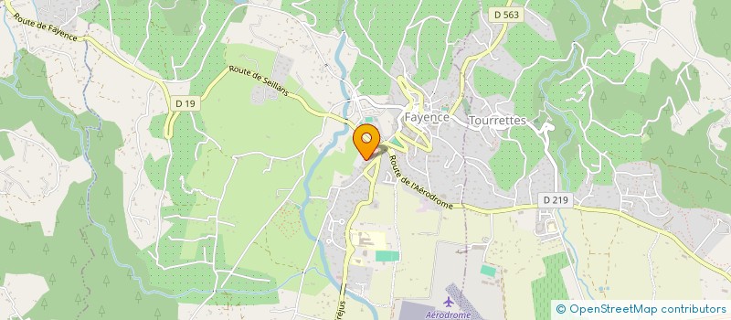 localisation de l'entreprise MADAME JULIE BACHELIER  FAYENCE