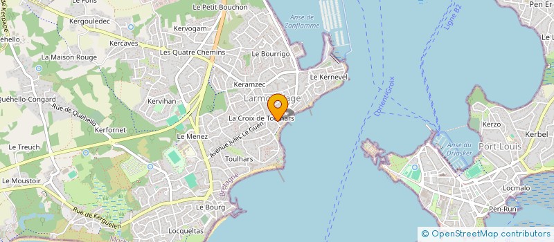 localisation de l'entreprise MADAME JULIE BACHELLERIE à LARMOR-PLAGE