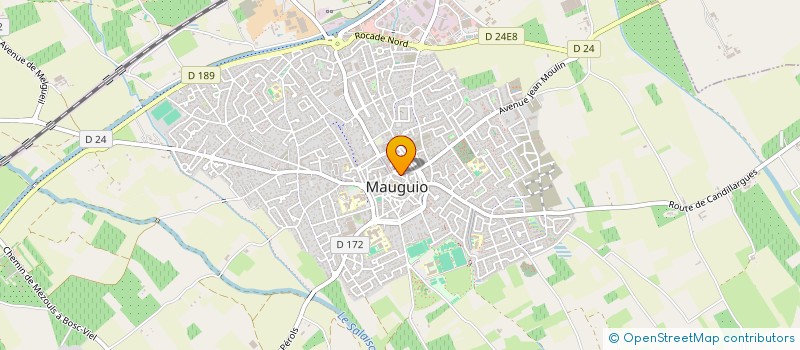 localisation de l'entreprise MADAME JULIE BAEZA  MAUGUIO