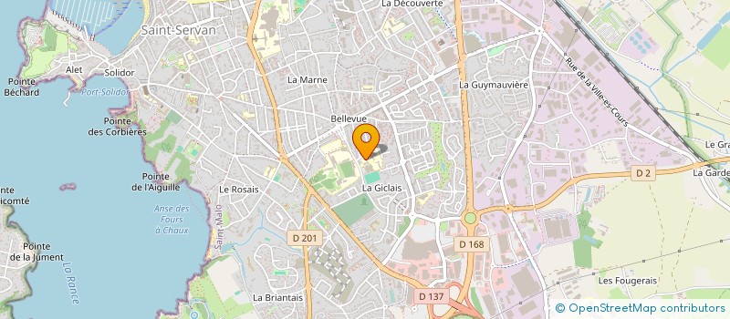 localisation de l'entreprise MADAME JULIE BAHON  SAINT-MALO