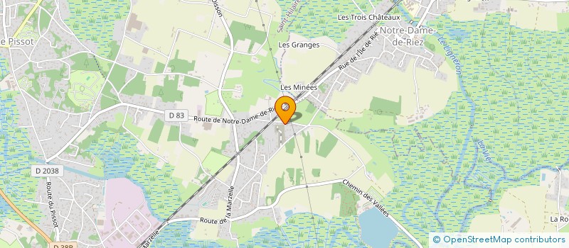 localisation de l'entreprise MADAME JULIE BAIZEAU  SAINT-HILAIRE-DE-RIEZ