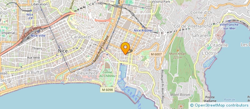 localisation de l'entreprise MADAME JULIE BALDI  NICE