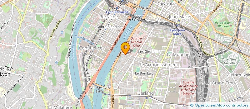 localisation de l'entreprise MADAME JULIE BALER  LYON