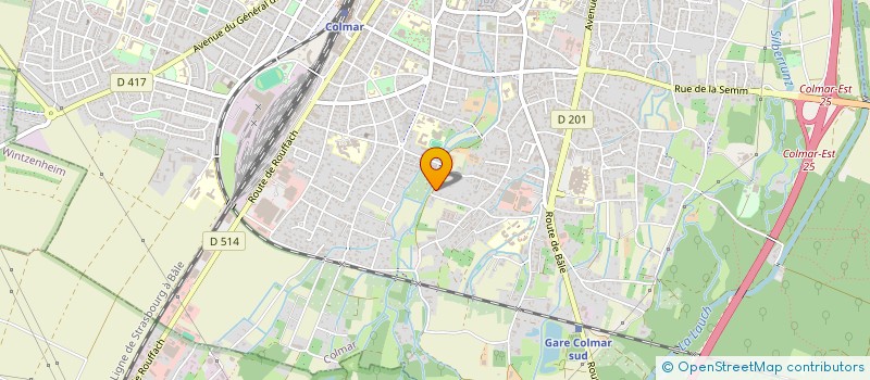 localisation de l'entreprise MADAME JULIE BALESTRERI  COLMAR