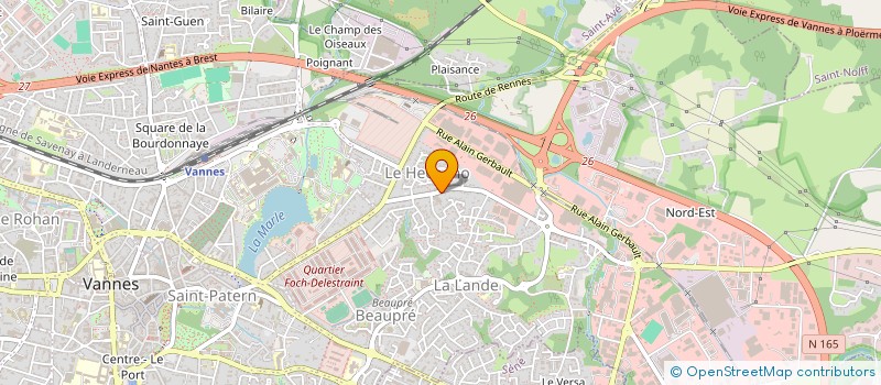 localisation de l'entreprise MADAME JULIE BALU à VANNES