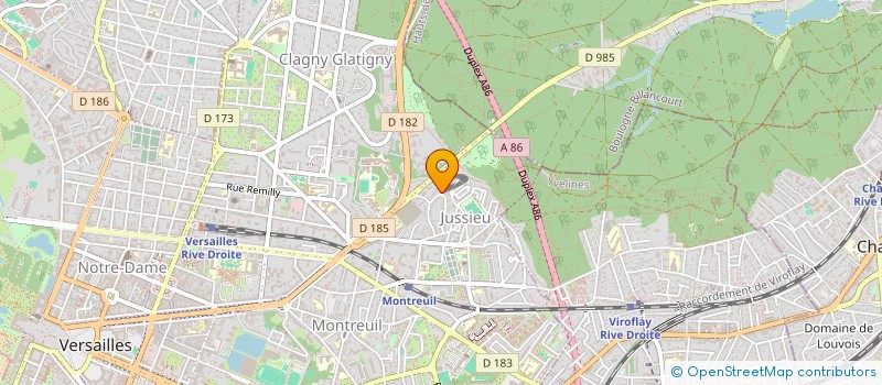 localisation de l'entreprise MADAME JULIE BARBE à VERSAILLES