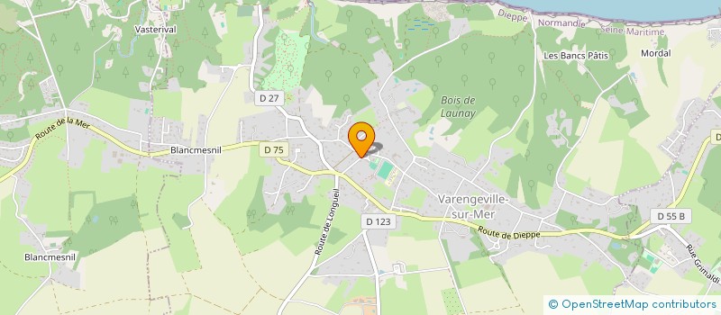 localisation de l'entreprise MADAME JULIE BARBER  VARENGEVILLE-SUR-MER